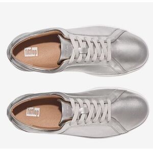 FitFlop Women's Metallic Silver Sneakers